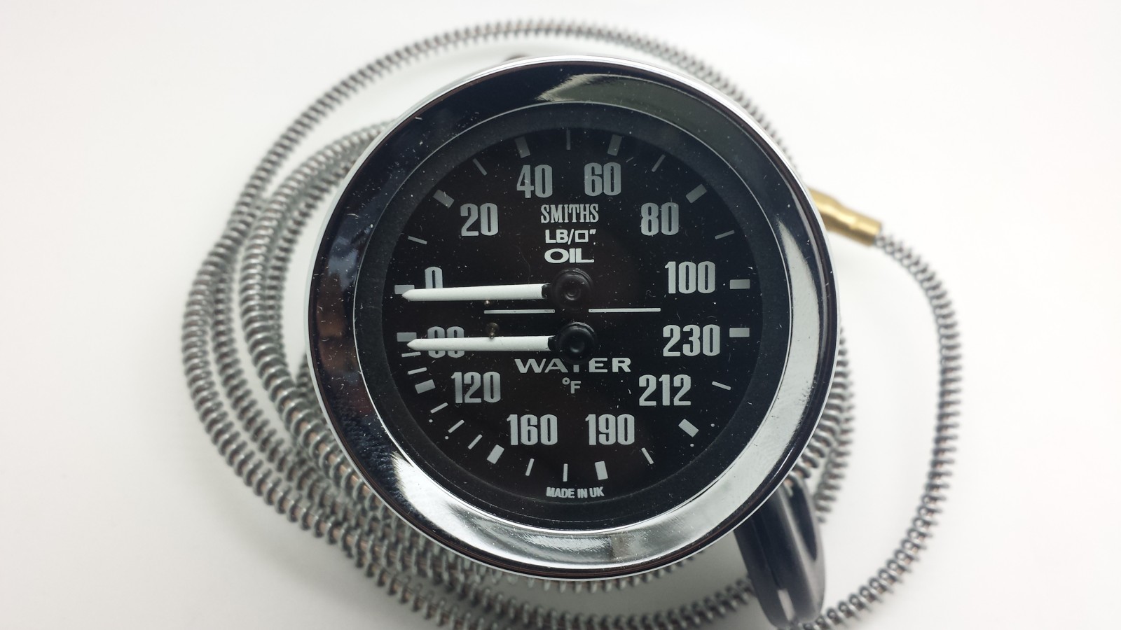 Dual Gauge, Water Temp / Oil Pressure, Smiths (SEL0045/MG)