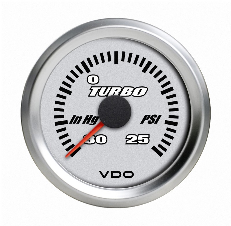 Vdo Cockpit Titanium Mechanical Turbo Charger Gauge Neic