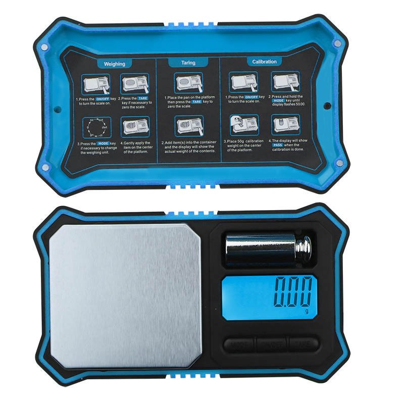 Fuzion – Blue Digital Pocket Scale – 0.01 grams x 200 grams