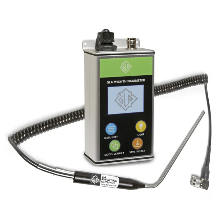 GLA M950 Series Thermometer with Probe and Charger