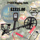 Minelab Manticore with TYGER Digging Tools