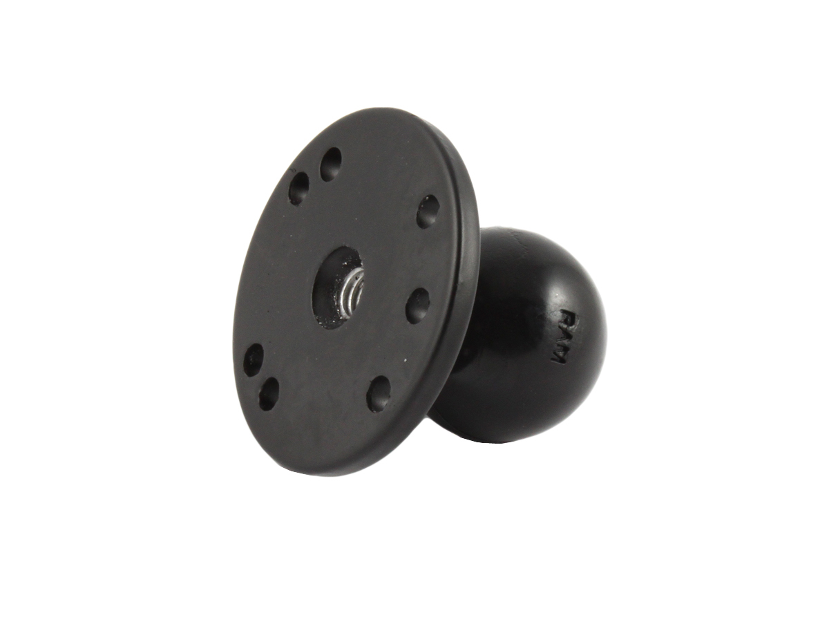 RAM-202CNSU – RAM® Ball Adapter with Round Plate and 3/8″-16 Threaded Hole