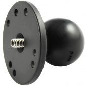 RAM 2.5″ ROUND BASE (AMPs HOLE PATTERN), 1.5″ BALL & 1/4-20 THREADED MALE POST FOR CAMERAS