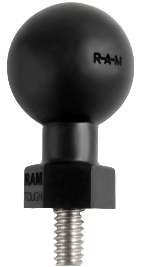 RAP-B-379U-252050 – RAM 1″ Tough-Ball™ with 1/4-20 X .50″ Male Threaded Post