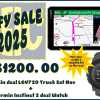 EOFY 2025 - Garmin dēzl™ LGV720 7″ GPS Truck Sat Nav PLUS Garmin Instinct 2 dezl Watch