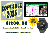 EOFY 2025 - Garmin dēzl™ LGV720 7″ GPS Truck Sat Nav PLUS Garmin Instinct 2 dezl Watch