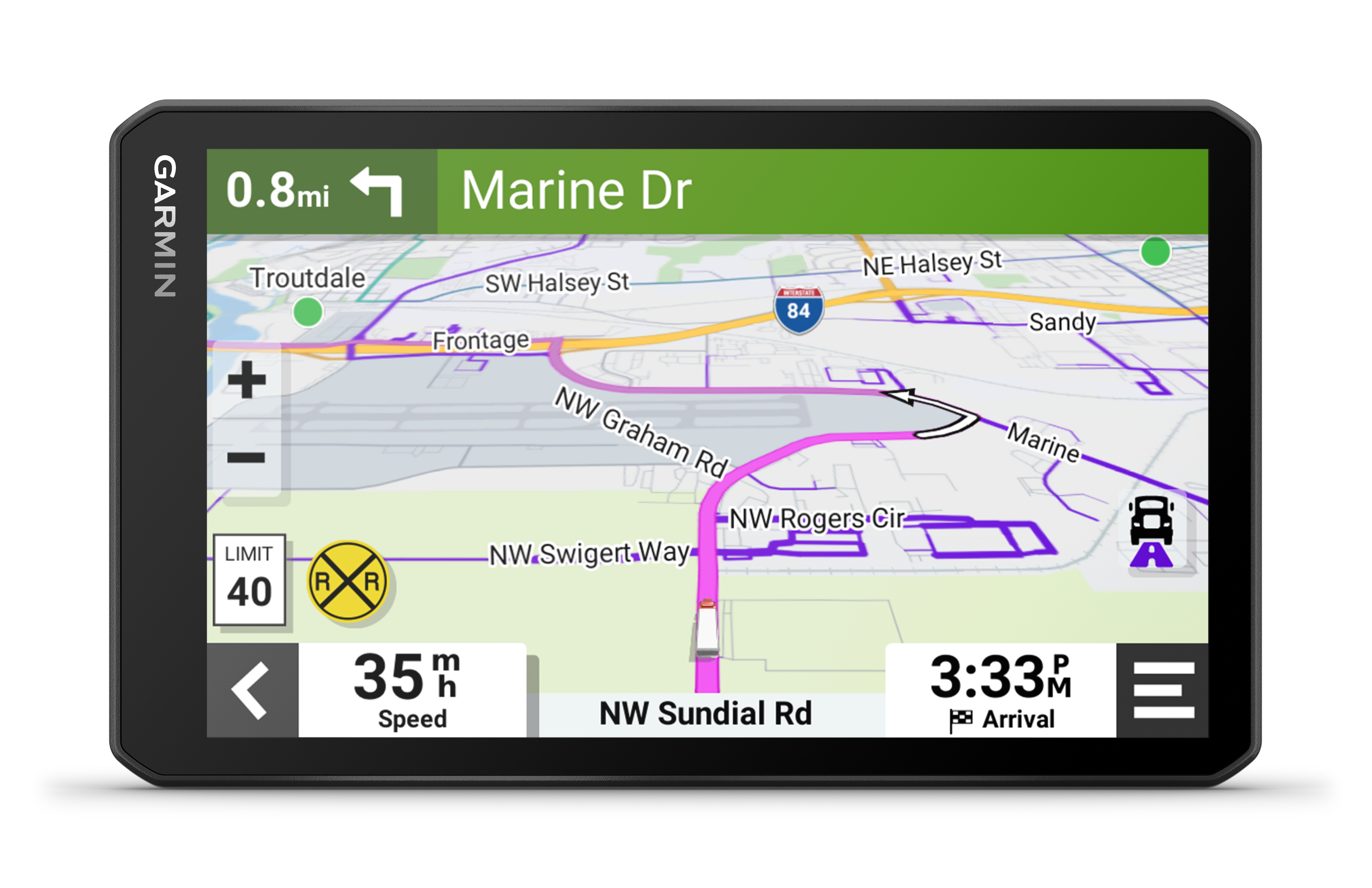 Garmin dēzl™ LGV710, 7″ GPS Truck Navigator