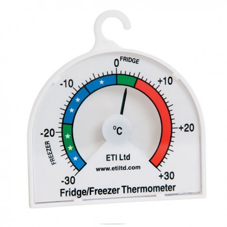 FRIDGE/FREEZER THERMOMETER -30 TO 30°C