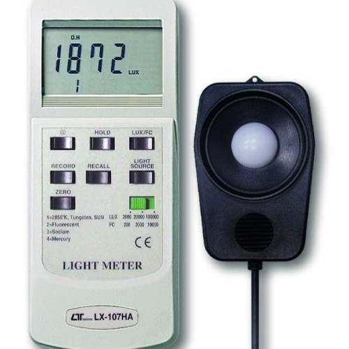 LUTRON LX107HA LIGHT METER (WITH SELECTION OF LIGHTING TYPE)