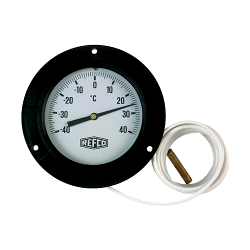 100MM DIAL THERMOMETER WITH MOUNTING FLANGE F87R100-1.5